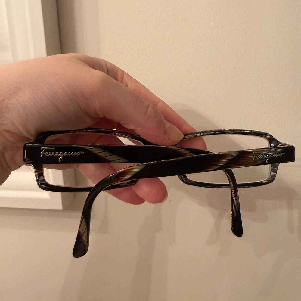 Salvatore Ferragamo Y2K Vintage 2630 251 54-16 140 Eyeglasses 🇮🇹 - Picture 5 of 8